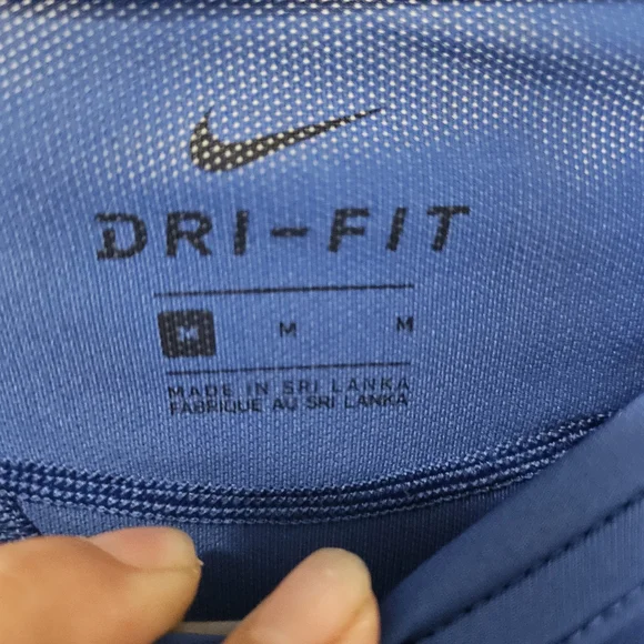 Nike Women's Blue Dri-FIT Short Sleeve Tee - Picture 2 of 2